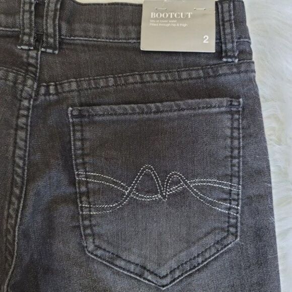 NY & C dark denim bootcut jeans size 2 - Picture 6 of 11